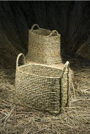 Rush log baskets